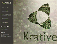 Tablet Screenshot of krative.com